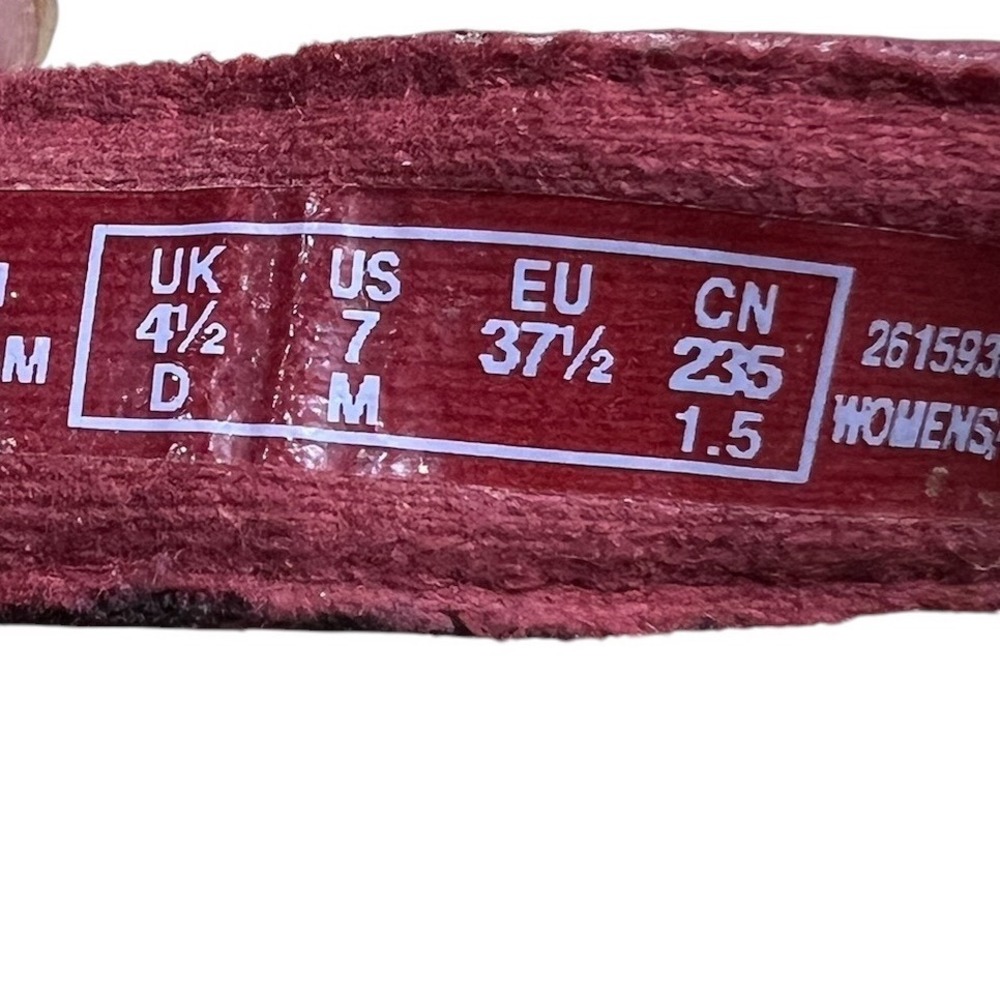 Clarks Women's - Laurieann Kay Sandals - Red - Size 7 - Picture 5 of 7